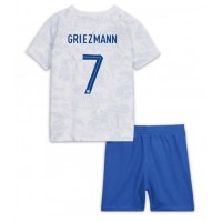 Francuska Antoine Griezmann #7 Gostujuci Dres za djecu SP 2022 Kratak Rukav (+ Kratke hlače)